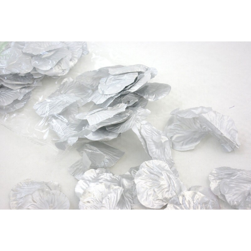 OKVĚTNÍ LÍSTKY RŮŽÍ 100ks*STŘÍBRNÁ