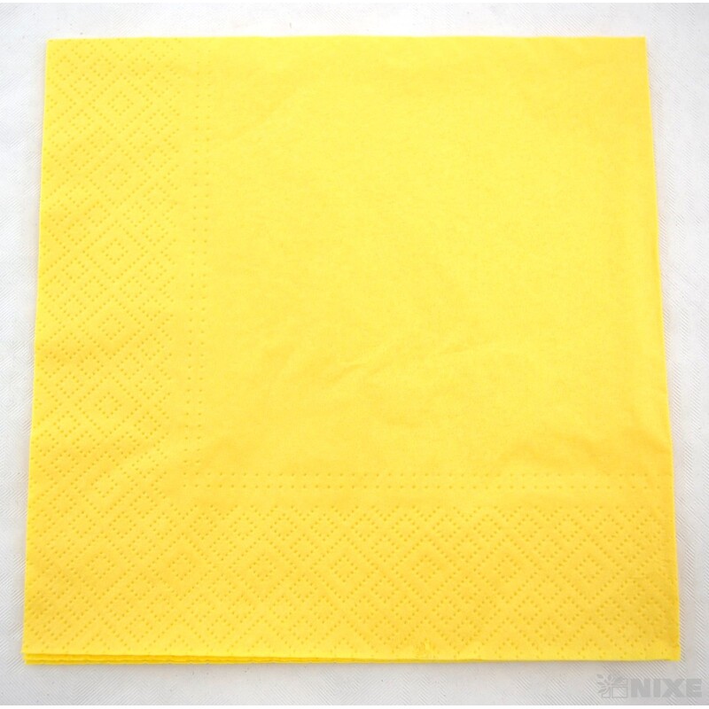 UBROUSKY 33x33cm 20ks*ŽLUTÁ