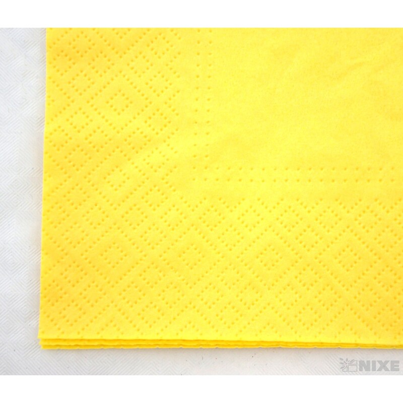 UBROUSKY 33x33cm 20ks*ŽLUTÁ