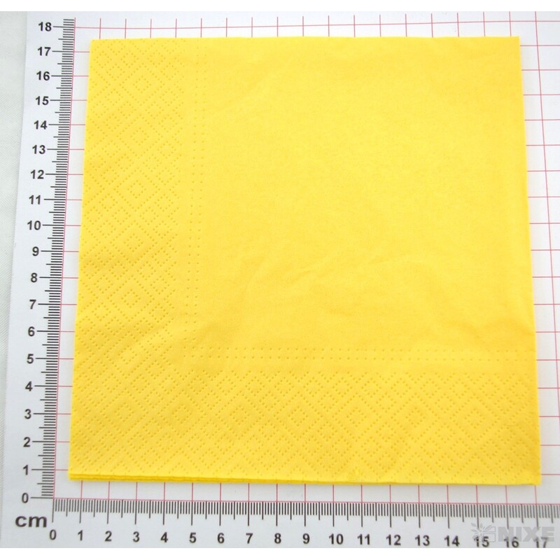 UBROUSKY 33x33cm 20ks*ŽLUTÁ