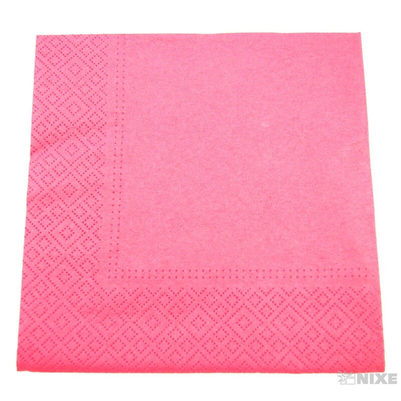 UBROUSKY 33x33cm 20ks*ČERVENÁ