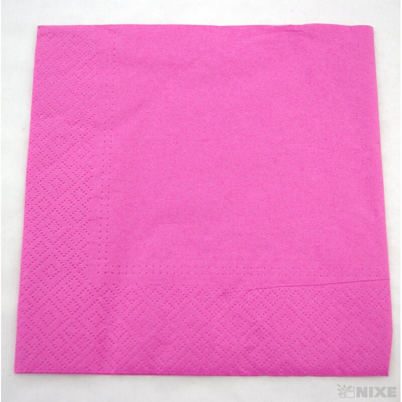 UBROUSKY 33x33cm 20ks*RŮŽOVÁ TM.