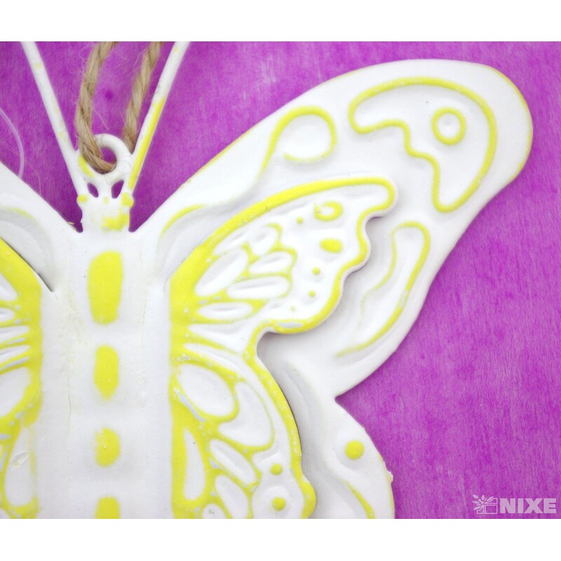 ZÁVĚS MOTÝL PLECH 9x18cm*