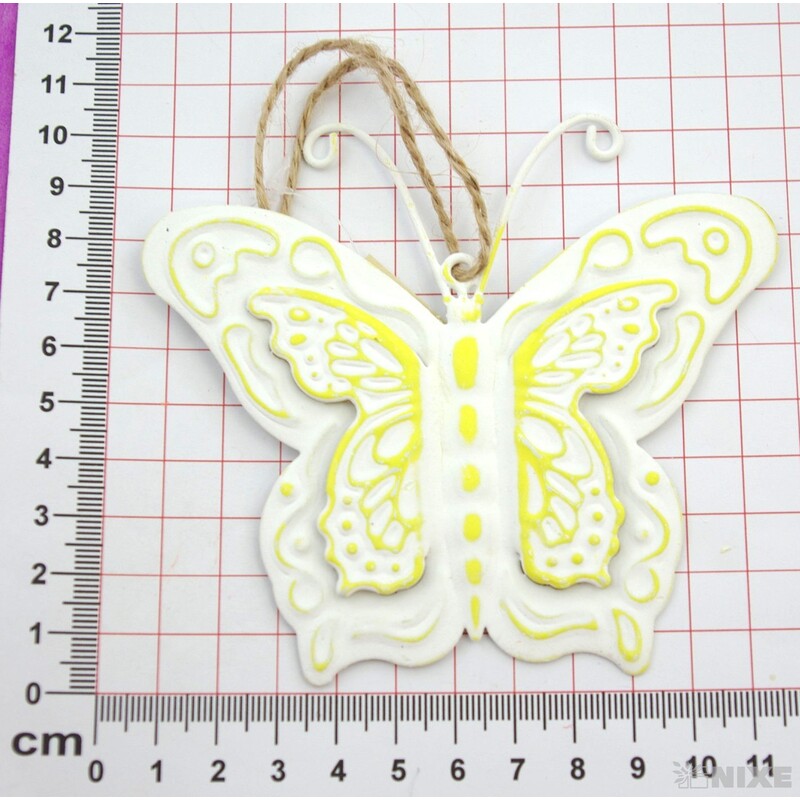 ZÁVĚS MOTÝL PLECH 9x18cm*