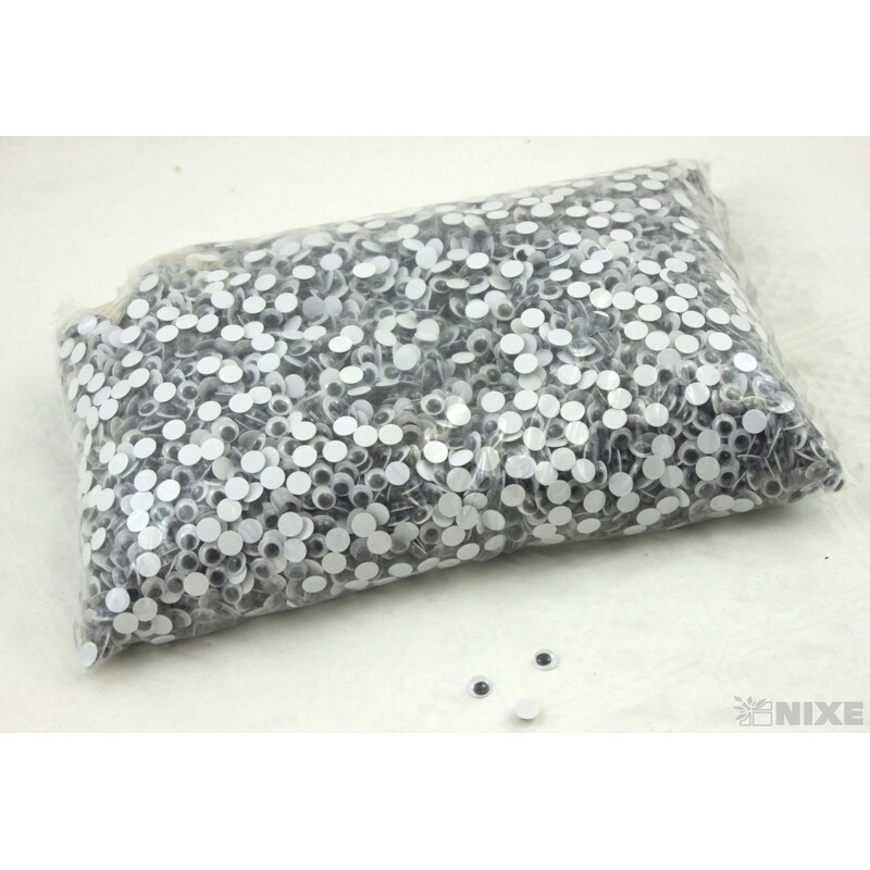 OČI PLASTOVÉ 0,8cm 10.000ks*