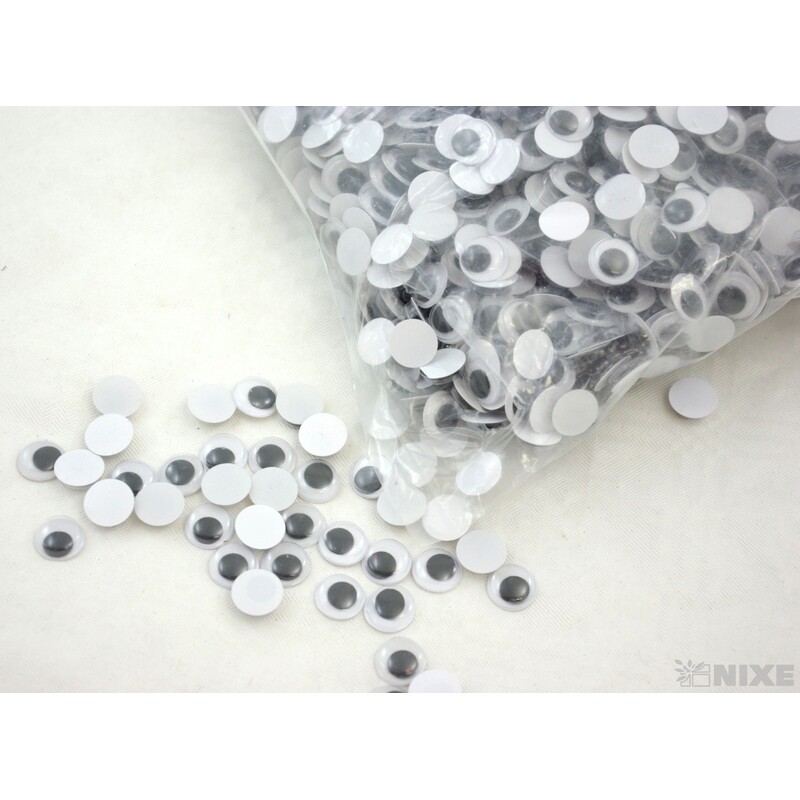 OČI PLASTOVÉ 1cm 5.000ks*