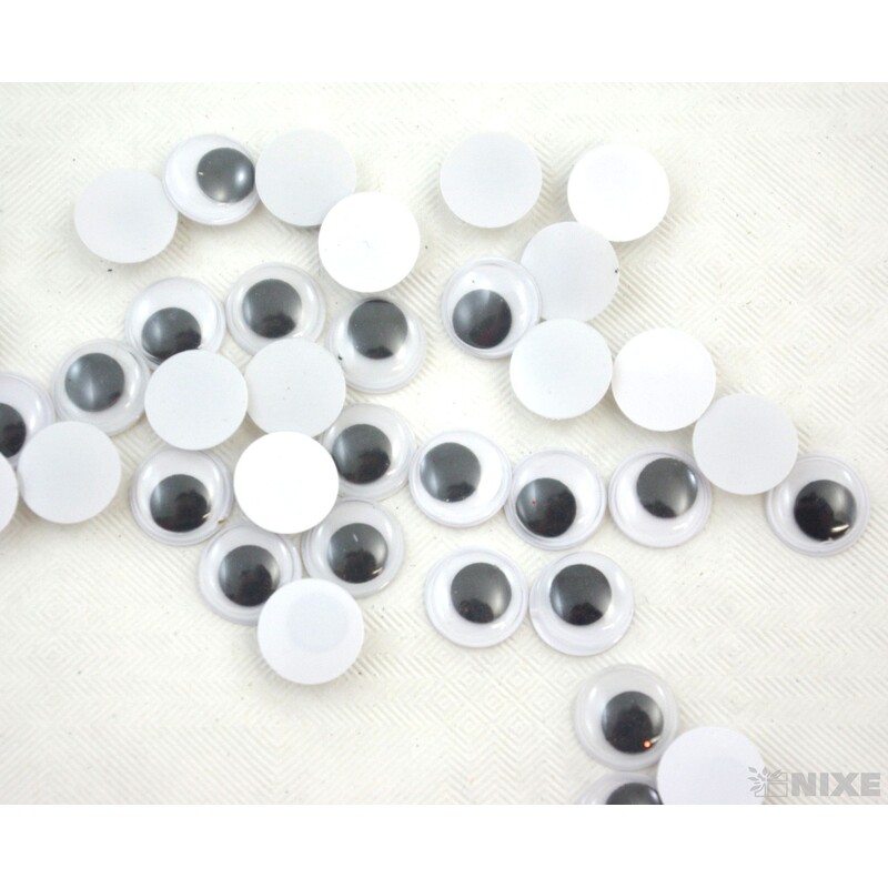 OČI PLASTOVÉ 1cm 5.000ks*