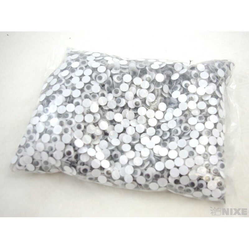 OČI PLASTOVÉ 1cm 5.000ks*