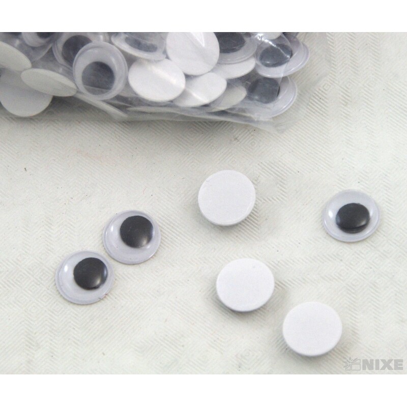 OČI PLASTOVÉ 1,2cm 4.000ks*