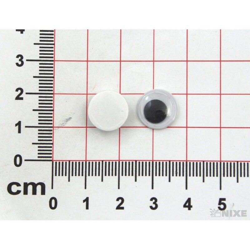 OČI PLASTOVÉ 1,2cm 4.000ks*