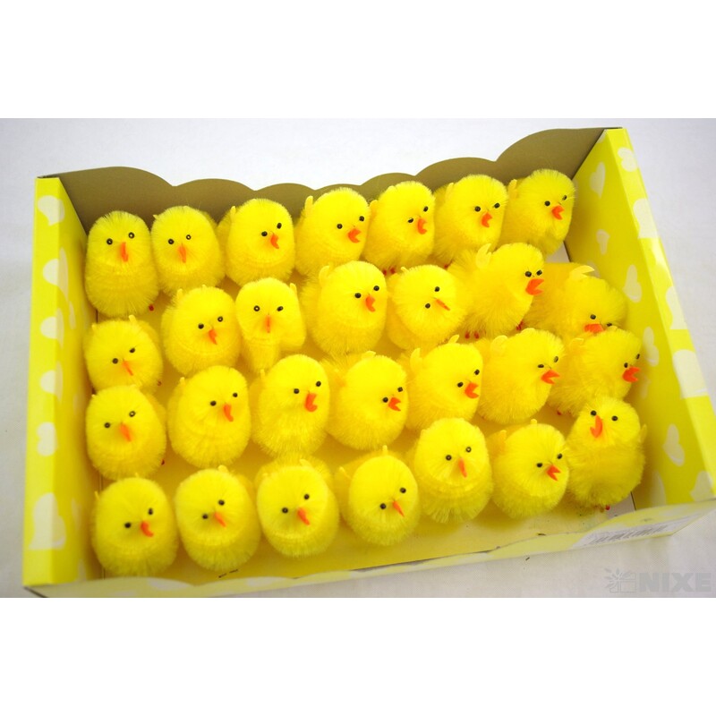 KUŘÁTKA 6x3cm 28ks*ŽLUTÁ