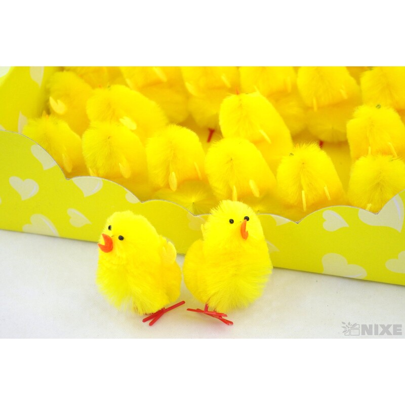 KUŘÁTKA 6x3cm 28ks*ŽLUTÁ