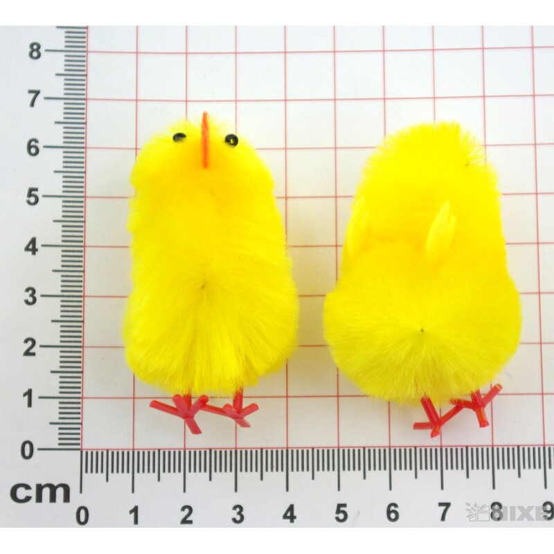 KUŘÁTKA 6x3cm 28ks*ŽLUTÁ