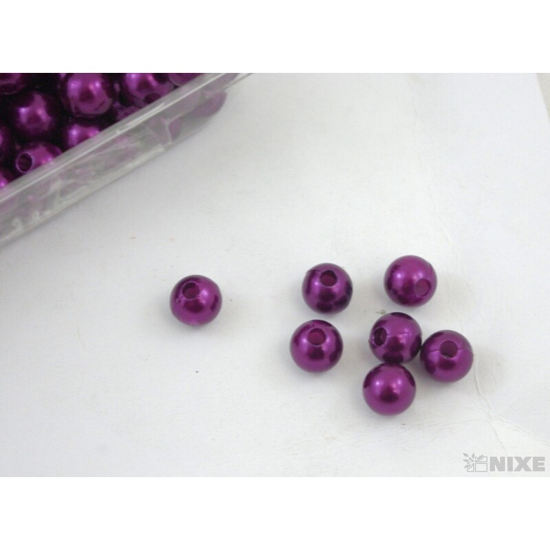 KORÁLKY 8mm 45g*FIALOVÁ TM.