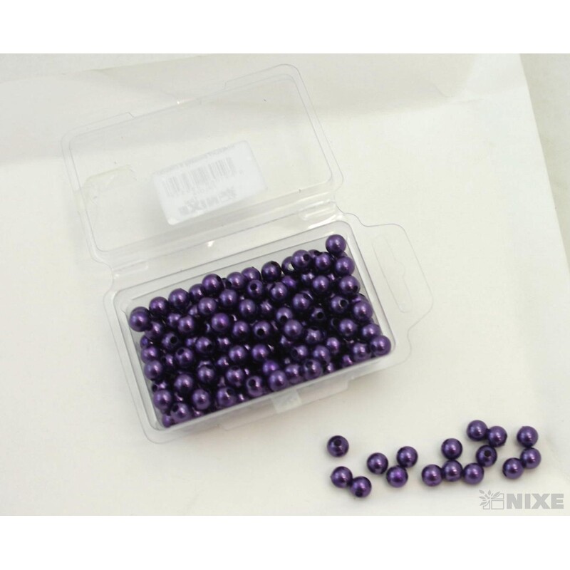 KORÁLKY 8mm 45g*FIALOVÁ V+