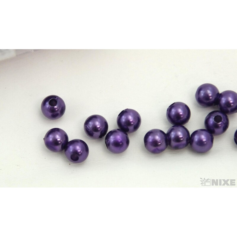 KORÁLKY 8mm 45g*FIALOVÁ V+