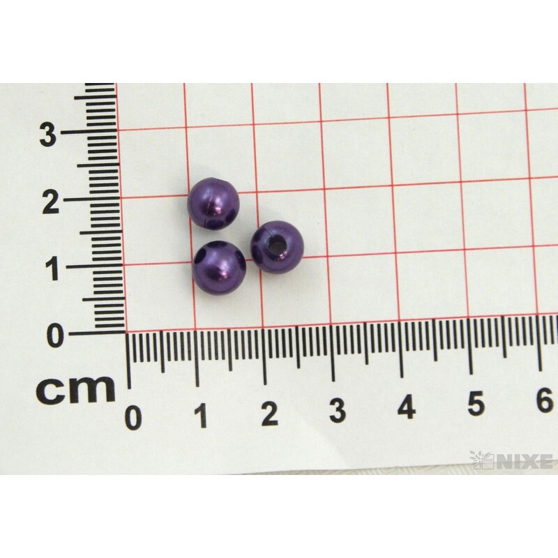 KORÁLKY 8mm 45g*FIALOVÁ V+