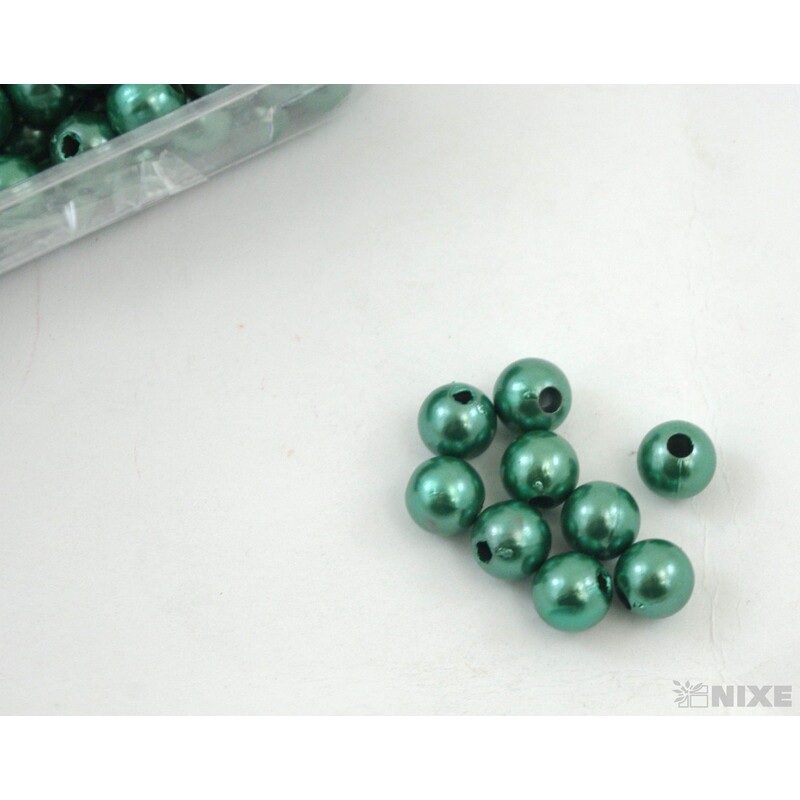 KORÁLKY 8mm 45g METAL*TYRKYSOVÁ