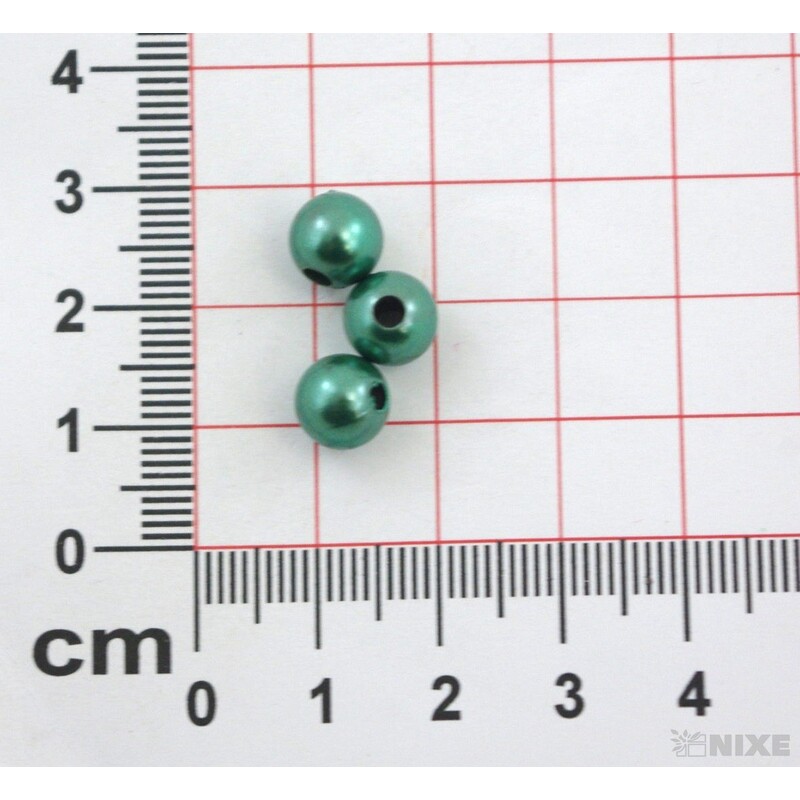 KORÁLKY 8mm 45g METAL*TYRKYSOVÁ