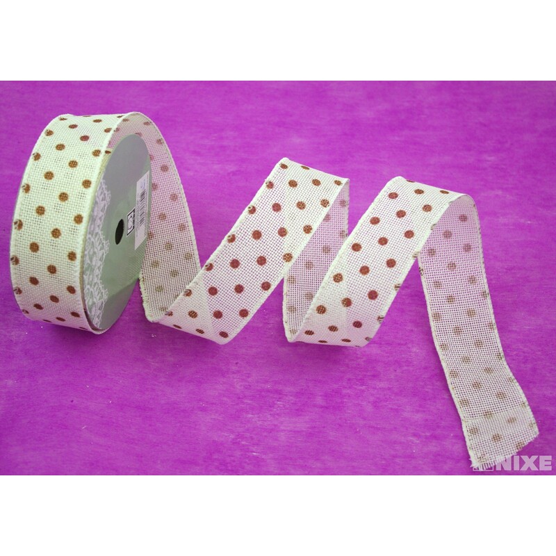 STUHA PUNTÍK 38mmx7yd*SMETANOVÁ V+