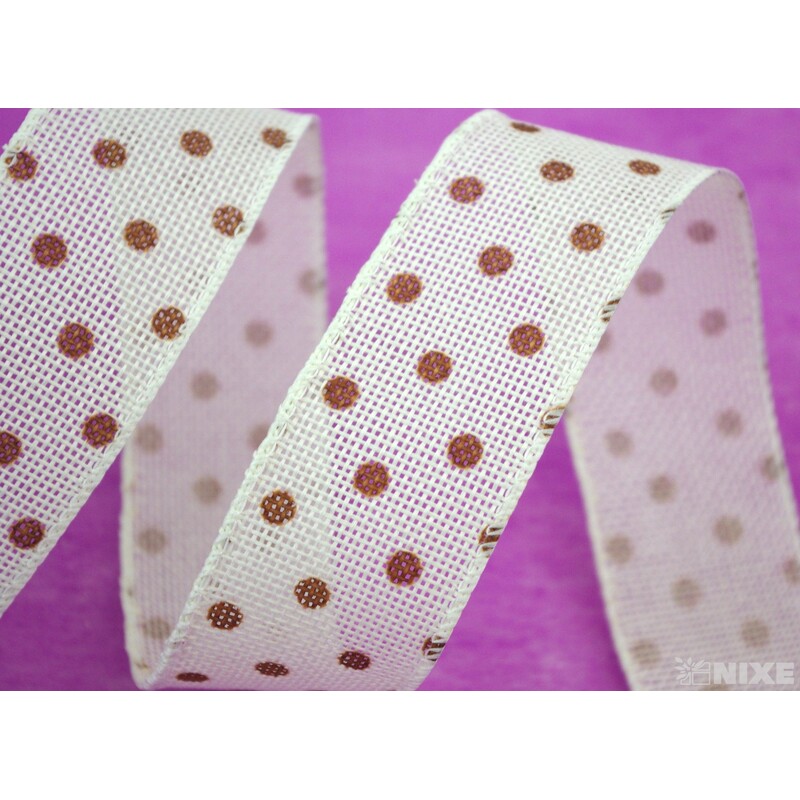 STUHA PUNTÍK 38mmx7yd*SMETANOVÁ V+