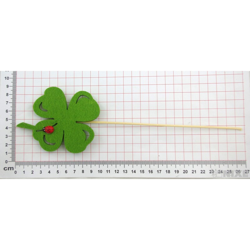 ZÁPICH ČTYŘLÍSTEK FILC 6ks 7x24cm*ZELENÁ