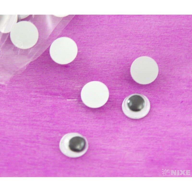 OČI PLASTOVÉ 0,8cm 100ks*