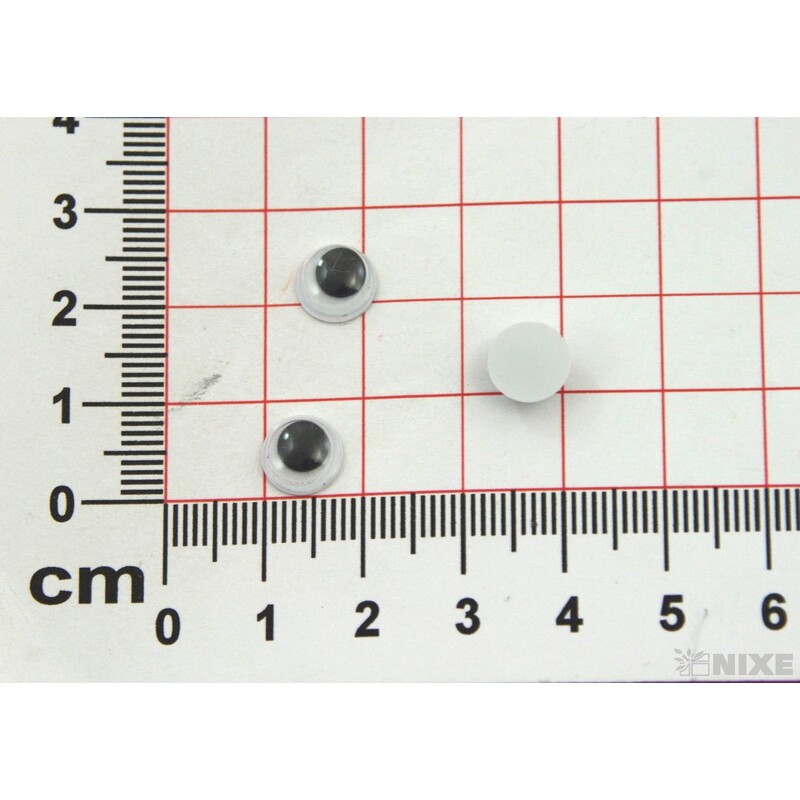 OČI PLASTOVÉ 0,8cm 100ks*