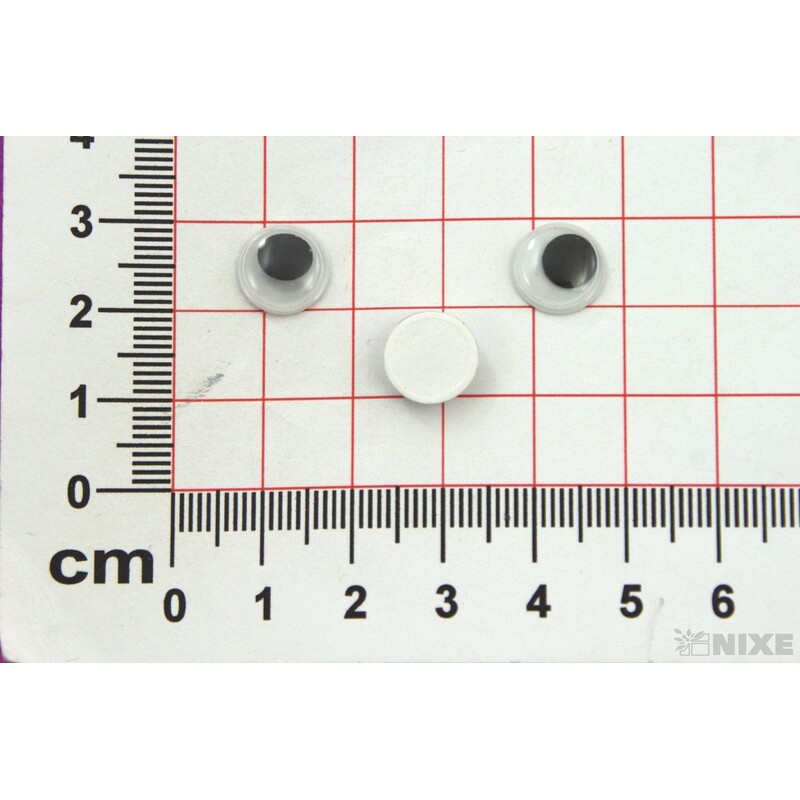 OČI PLASTOVÉ 1cm 50ks*