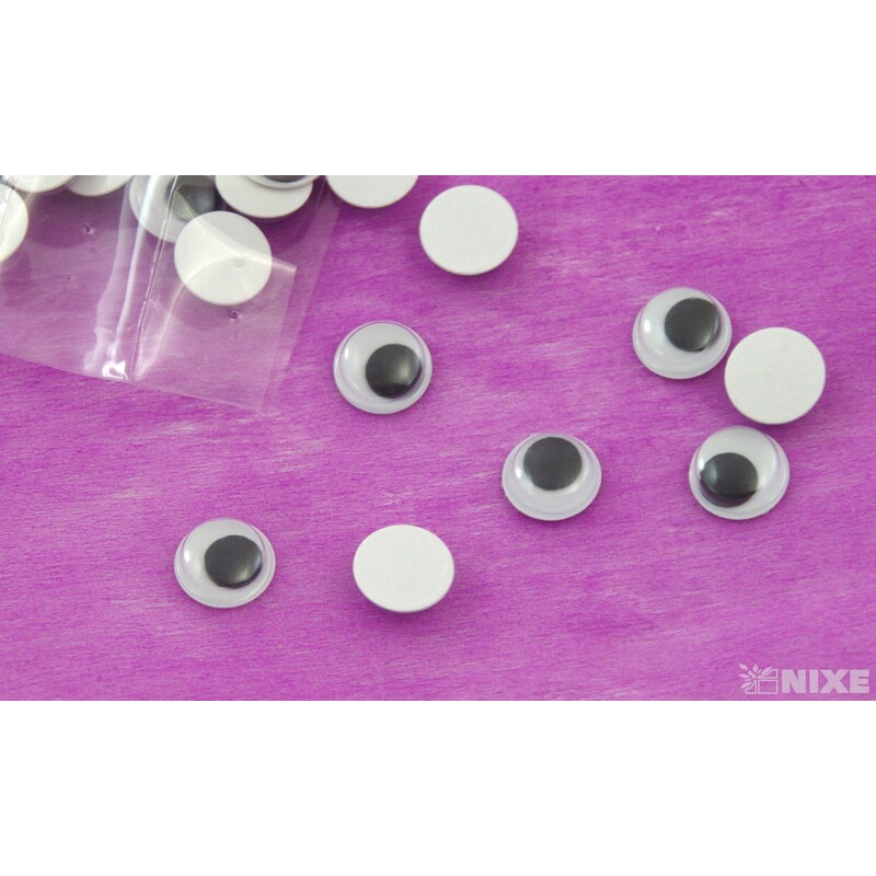 OČI PLASTOVÉ 1,2cm 40ks*