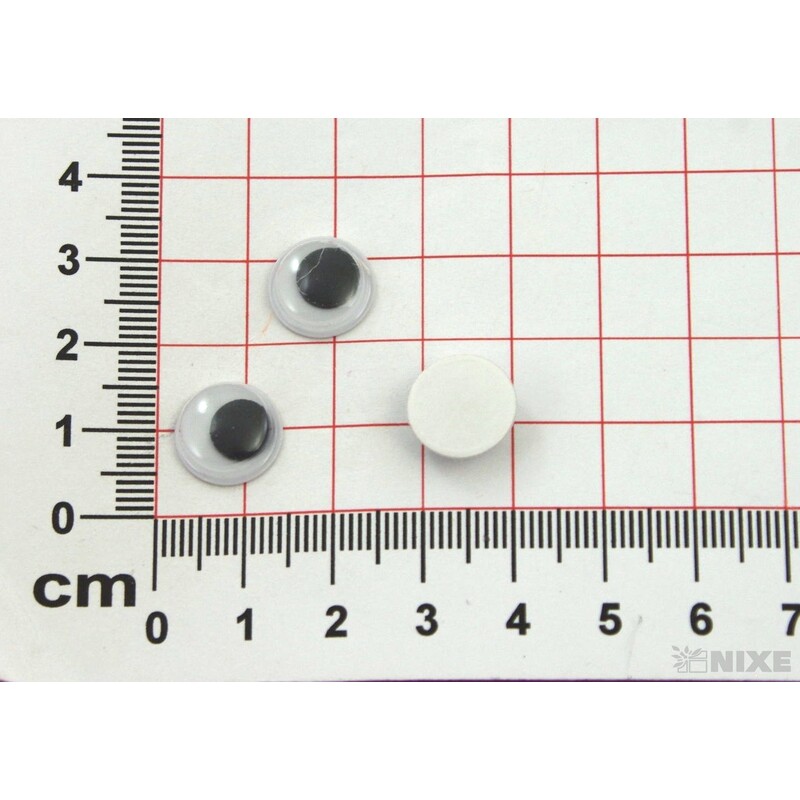 OČI PLASTOVÉ 1,2cm 40ks*