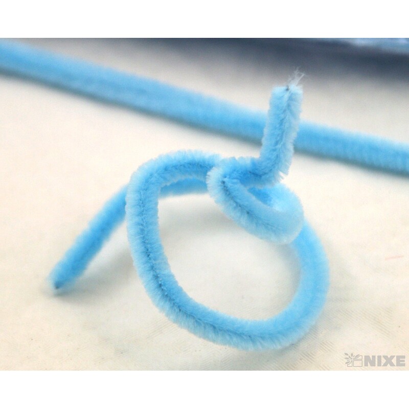 DRÁTEK ŽINYLKA 8mmx31cm 100ks*MODRÁ SV.