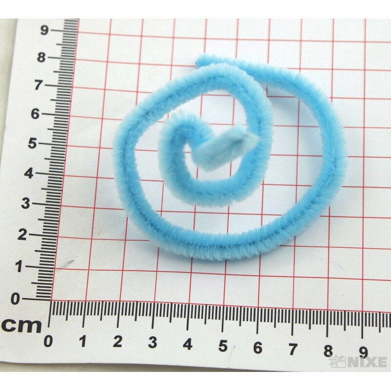 DRÁTEK ŽINYLKA 8mmx31cm 100ks*MODRÁ SV.