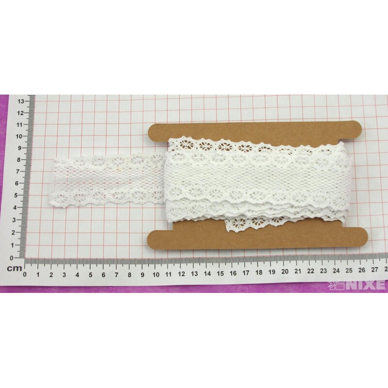 STUHA KRAJKA MIX 40mmx5yd*BÍLÁ