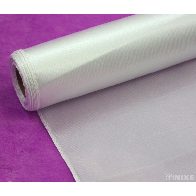 ROLE SATÉN 36cmx8,5m*BÍLÁ