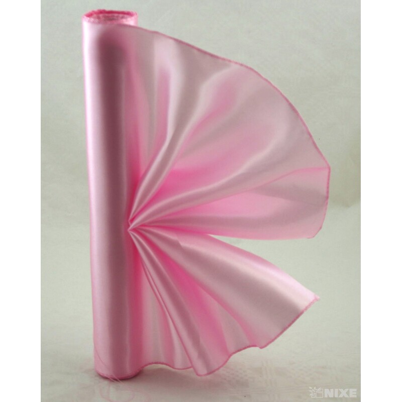 ROLE SATÉN 36cmx8,5m*RŮŽOVÁ