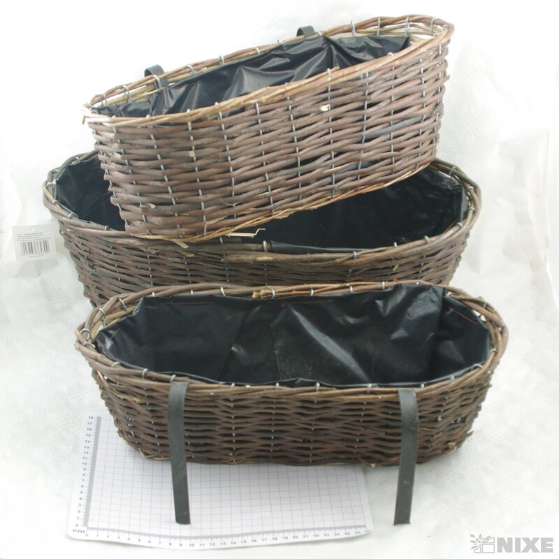 TRUHLÍK ZÁVĚS 16x22x48cm 14x16x41 14x14x39*MIX BAREV