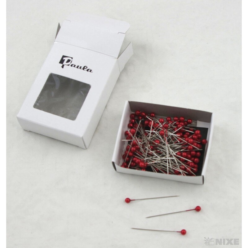 ŠPENDLÍK PL 4mmx4cm 144ks*ČERVENÁ