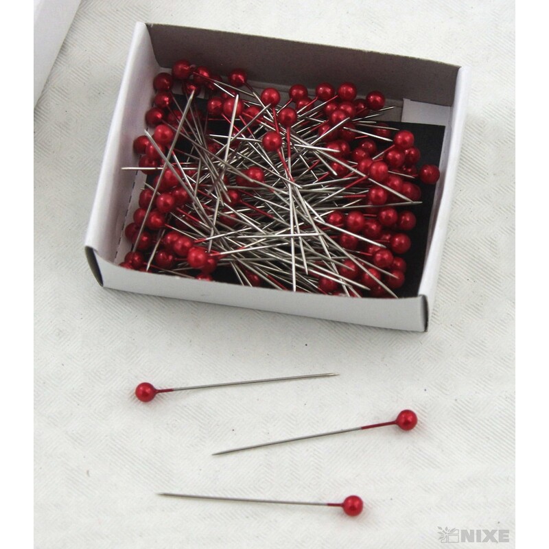 ŠPENDLÍK PL 4mmx4cm 144ks*ČERVENÁ