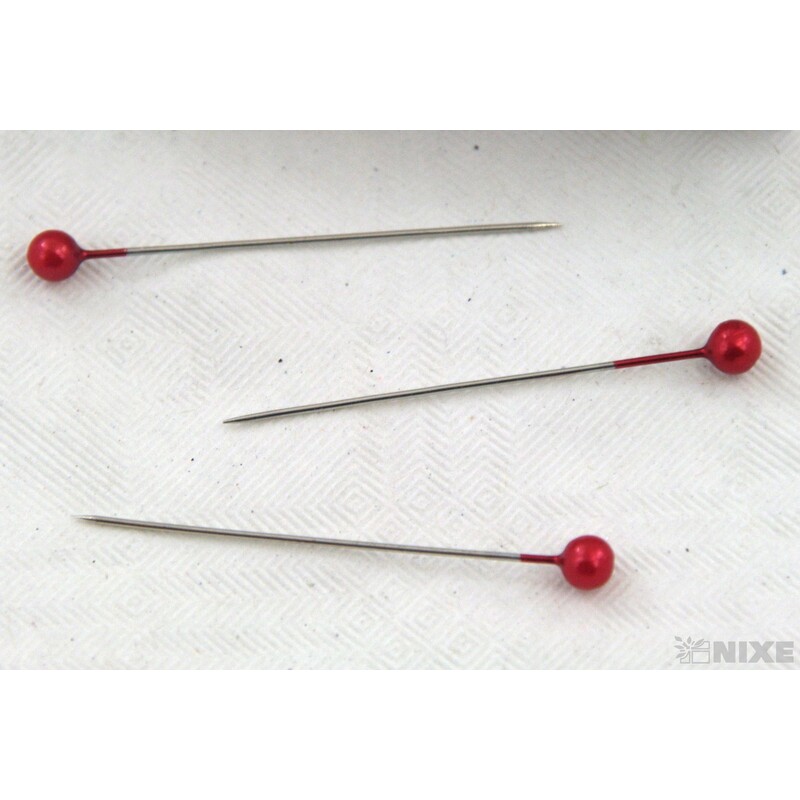 ŠPENDLÍK PL 4mmx4cm 144ks*ČERVENÁ