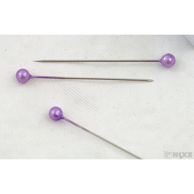 ŠPENDLÍK PL 4mmx4cm 144ks*FIALOVÁ SV.