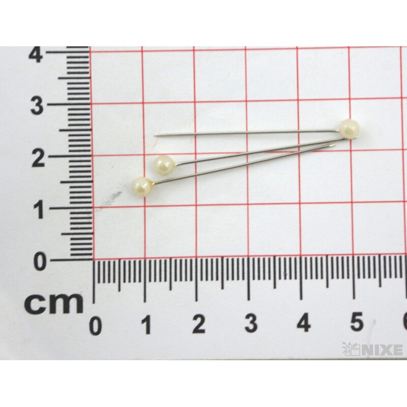 ŠPENDLÍK PL 4mmx4cm 144ks*KRÉMOVÁ