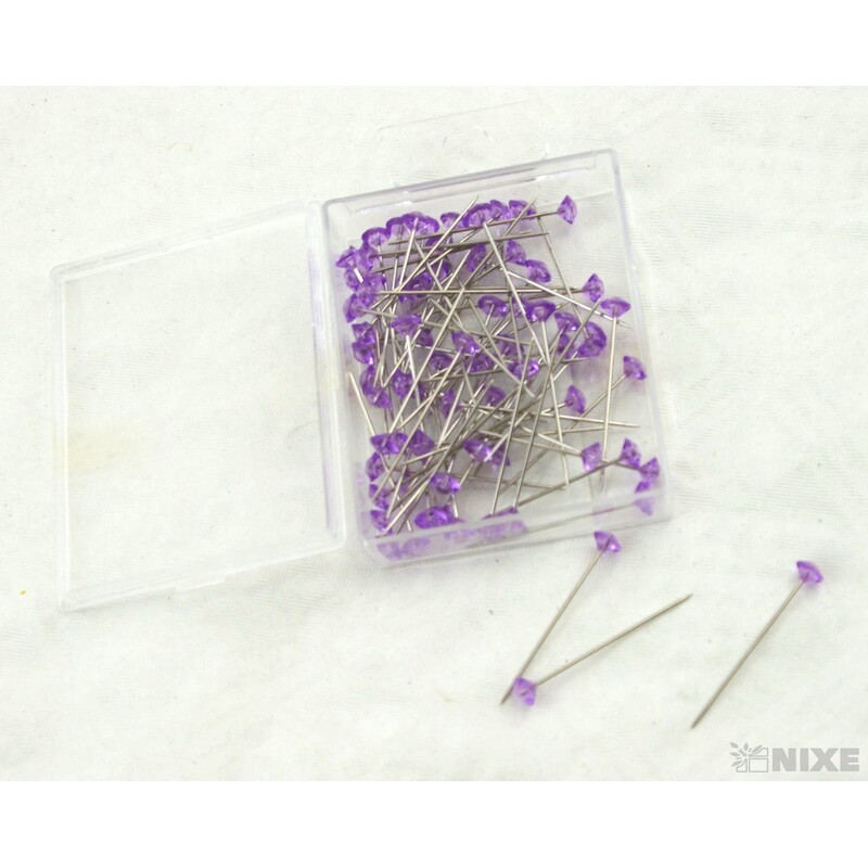 ŠPENDLÍK PL 5mmx4cm 72ks*FIALOVÁ SV.