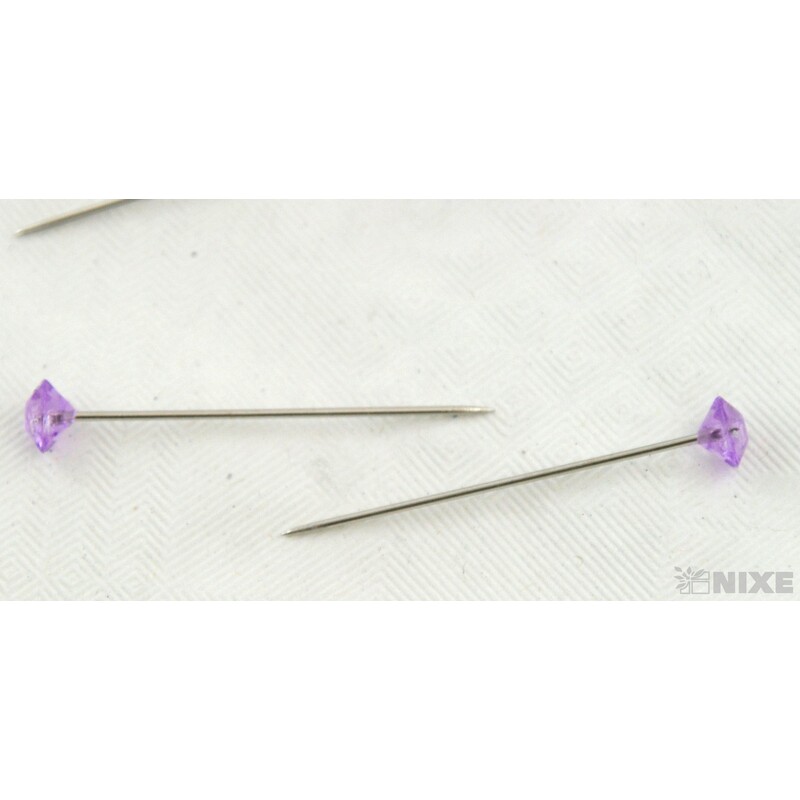 ŠPENDLÍK PL 5mmx4cm 72ks*FIALOVÁ SV.