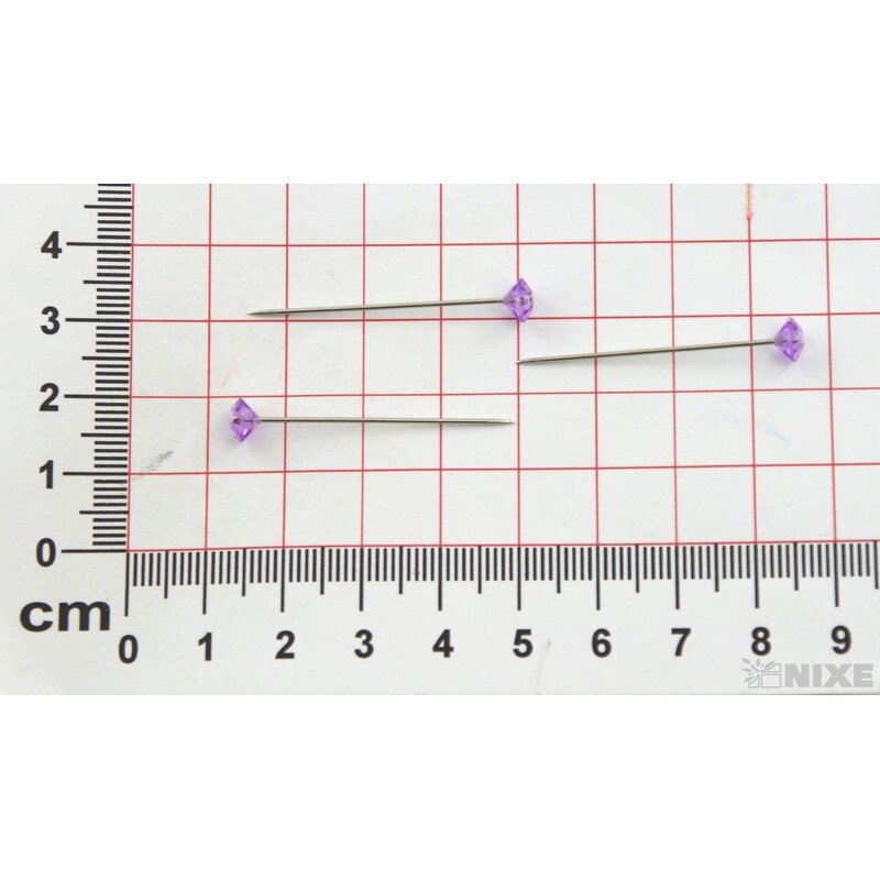 ŠPENDLÍK PL 5mmx4cm 72ks*FIALOVÁ SV.