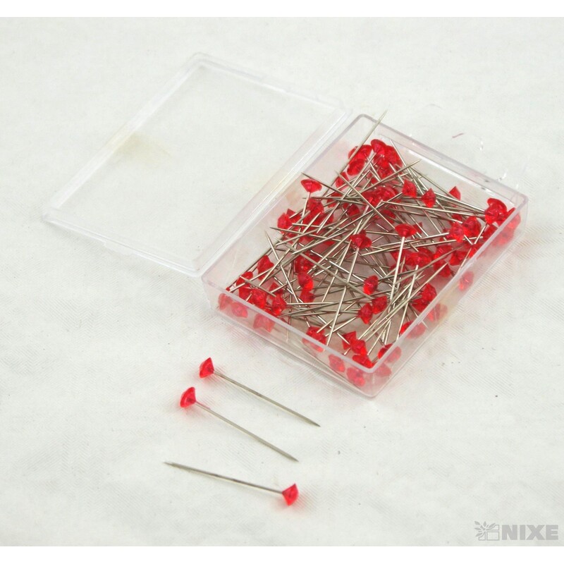 ŠPENDLÍK PL 5mmx4cm 72ks*ČERVENÁ