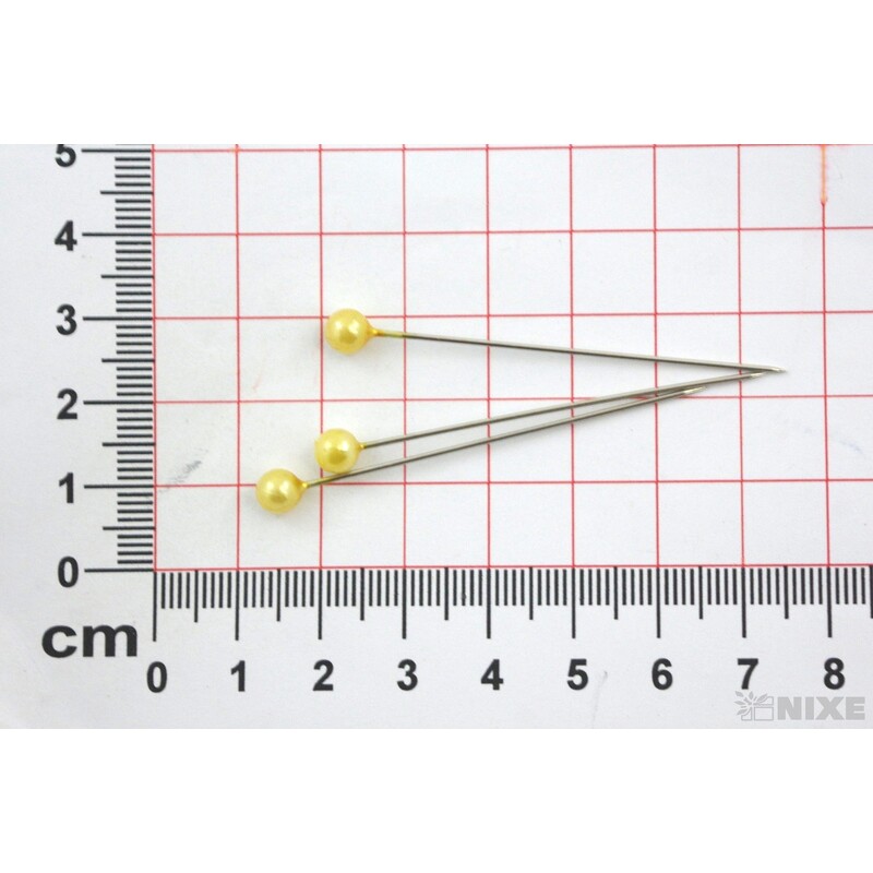 ŠPENDLÍK PL 5mmx5cm 144ks*ŽLUTÁ