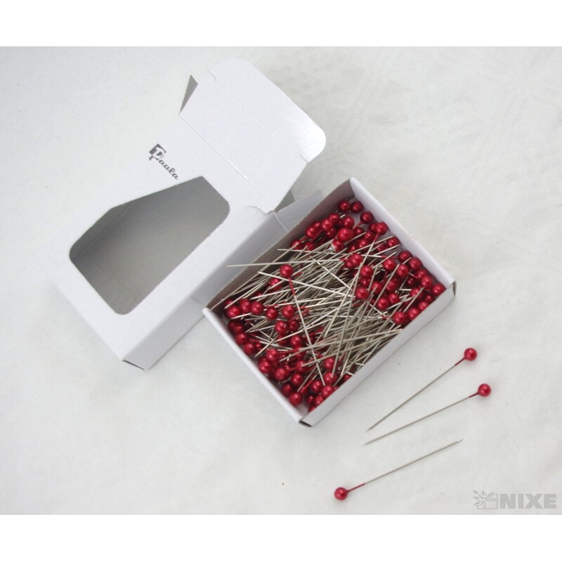 ŠPENDLÍK PL 5mmx5cm 144ks*ČERVENÁ