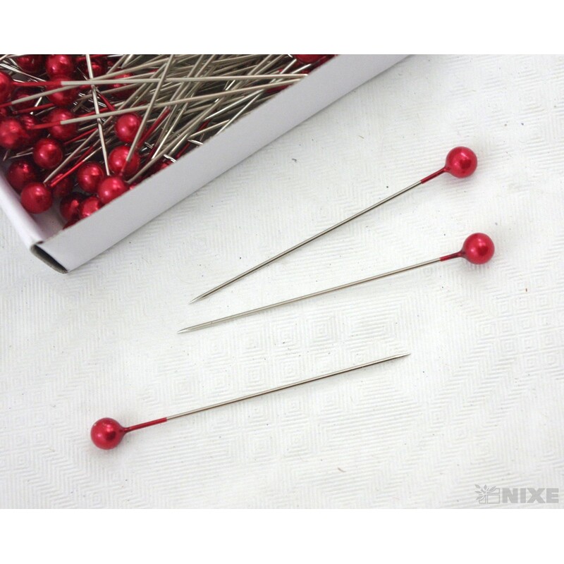 ŠPENDLÍK PL 5mmx5cm 144ks*ČERVENÁ