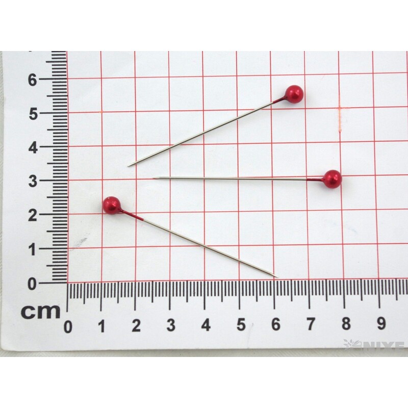 ŠPENDLÍK PL 5mmx5cm 144ks*ČERVENÁ